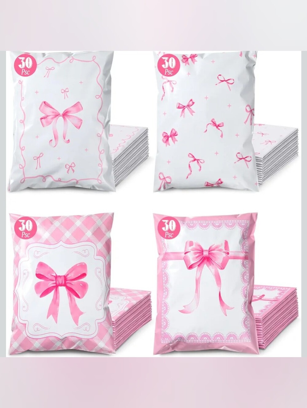 Breast Cancer Awareness Polymailers (30)
